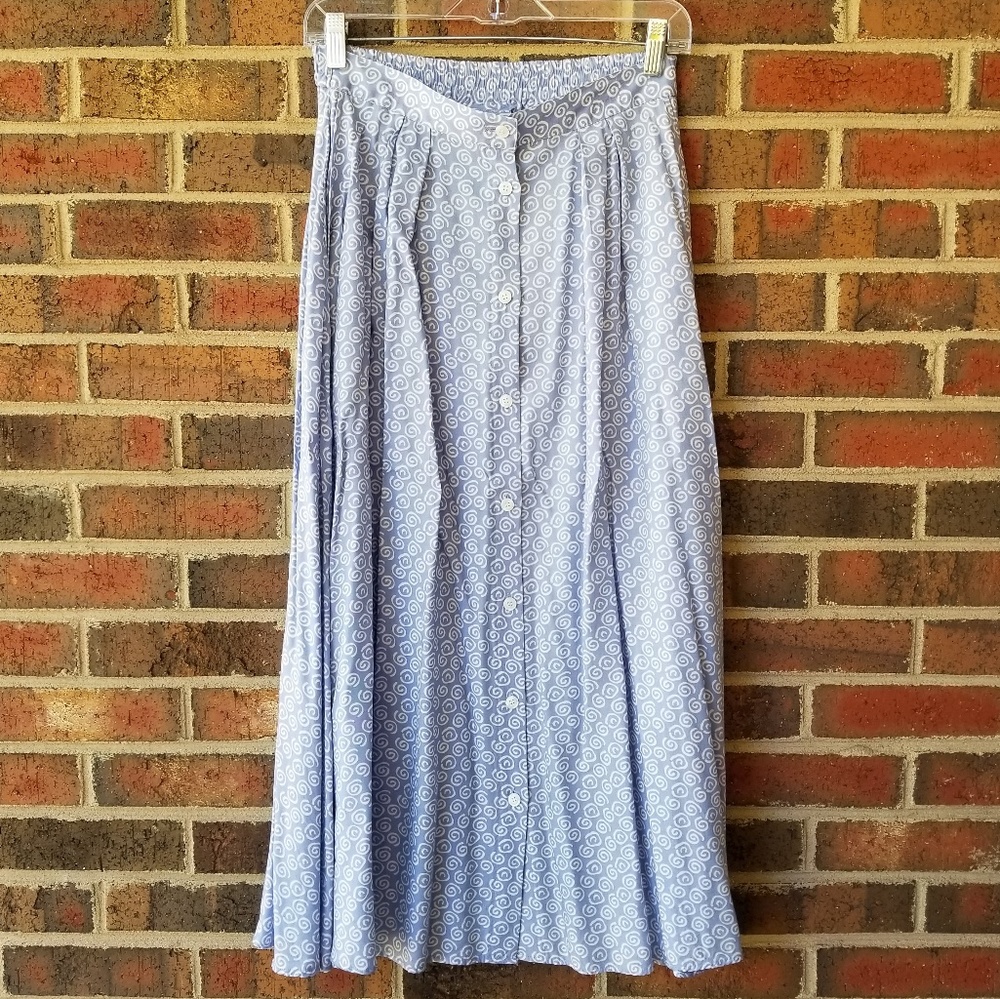 Pendleton Size 10 Pleated Maxi Skirt